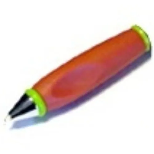 Pen Body, with Chrome Tip, Lime Ends