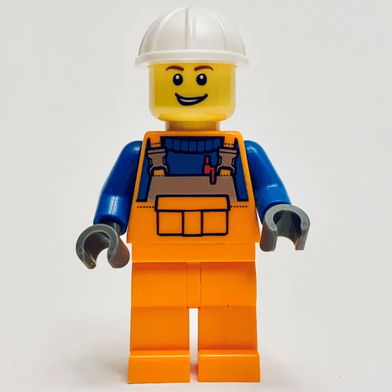 Robbie Rolla, Orange Overall, White Helmet