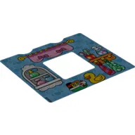 Duplo Backdrop, Wall with Bathroom Interior Print