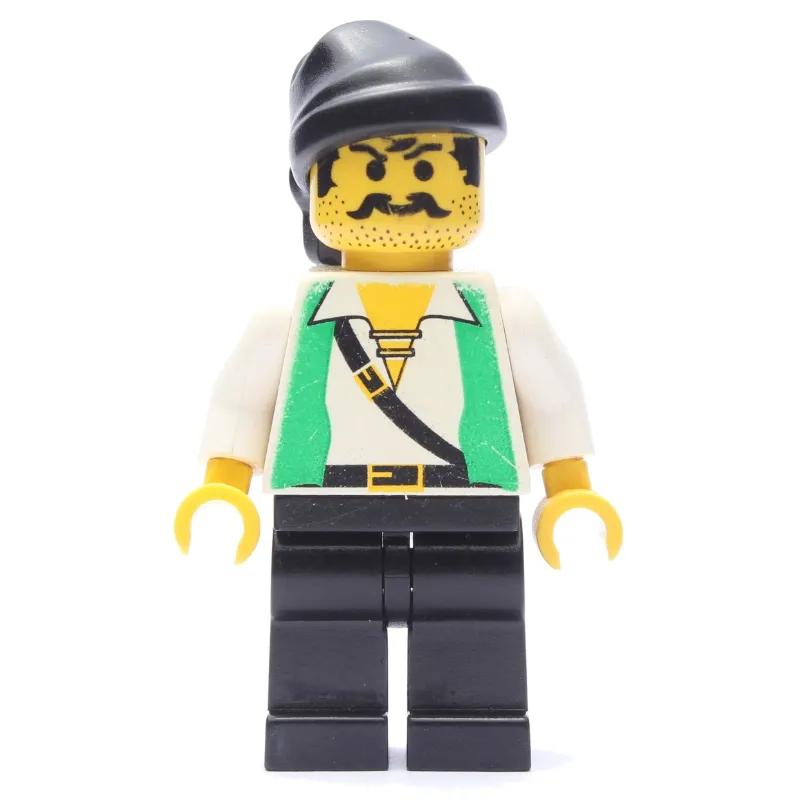 Pirate - Green Vest, Black Legs, Black Bandana