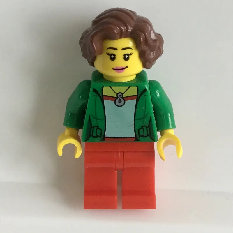 Green Torso, Red Legs, Reddish Brown Hair