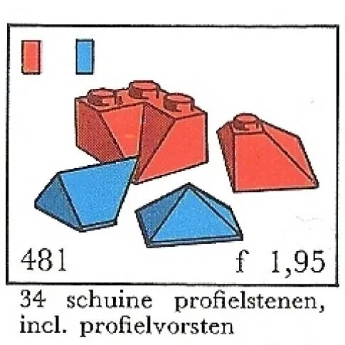 Slopes Regular, Double, Angle, Valley and Corner, Blue (System)