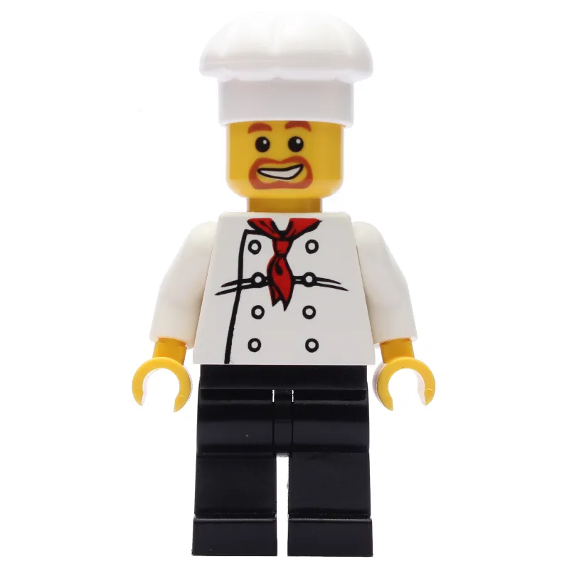 Chef, Red Neckerchief, Black Legs, Goatee Beard