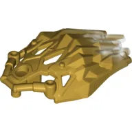 Large Figure Armor, Crystal with Marbled Trans-Clear Pattern