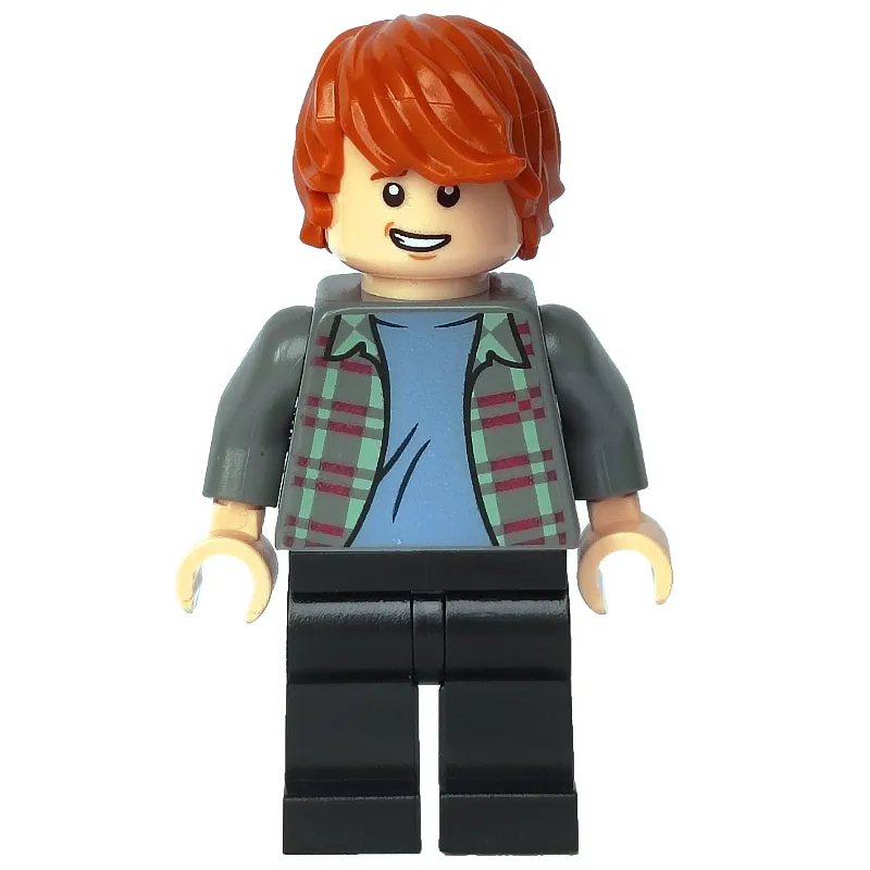 Ron Weasley - Plaid Shirt, Black Legs