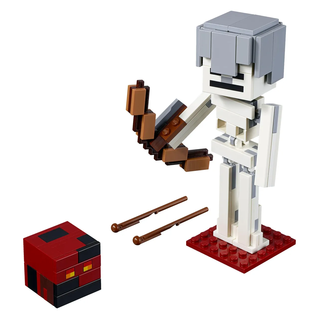 Minecraft Skeleton BigFig with Magma Cube