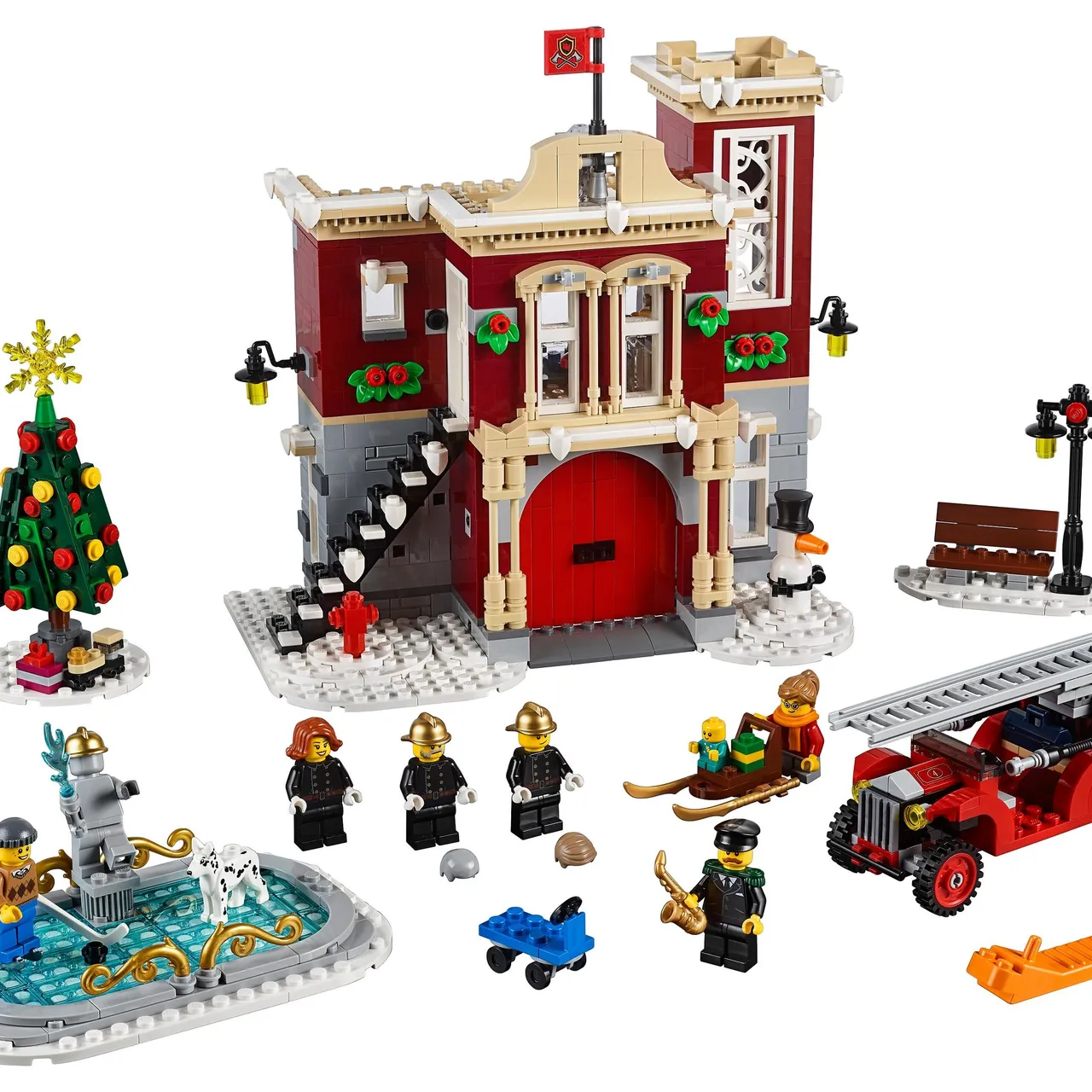Winter Village Fire Station