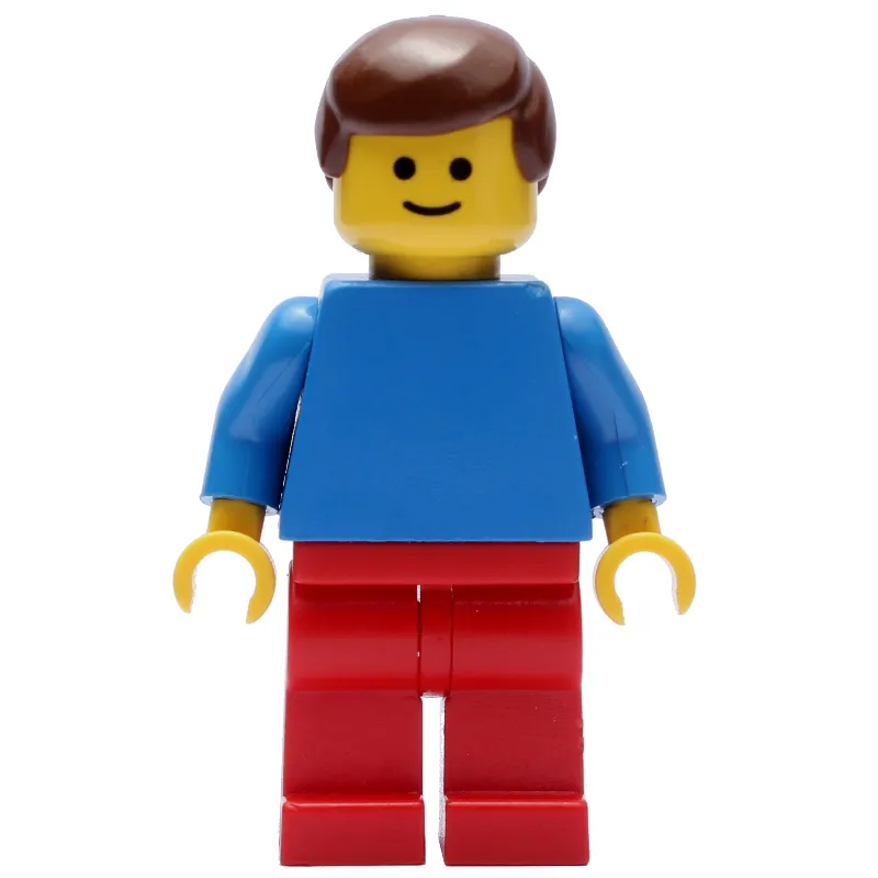 Man - blue Torso, Red Legs