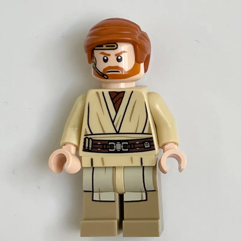 Obi-Wan Kenobi, Dark Tan Printed Legs, Headset