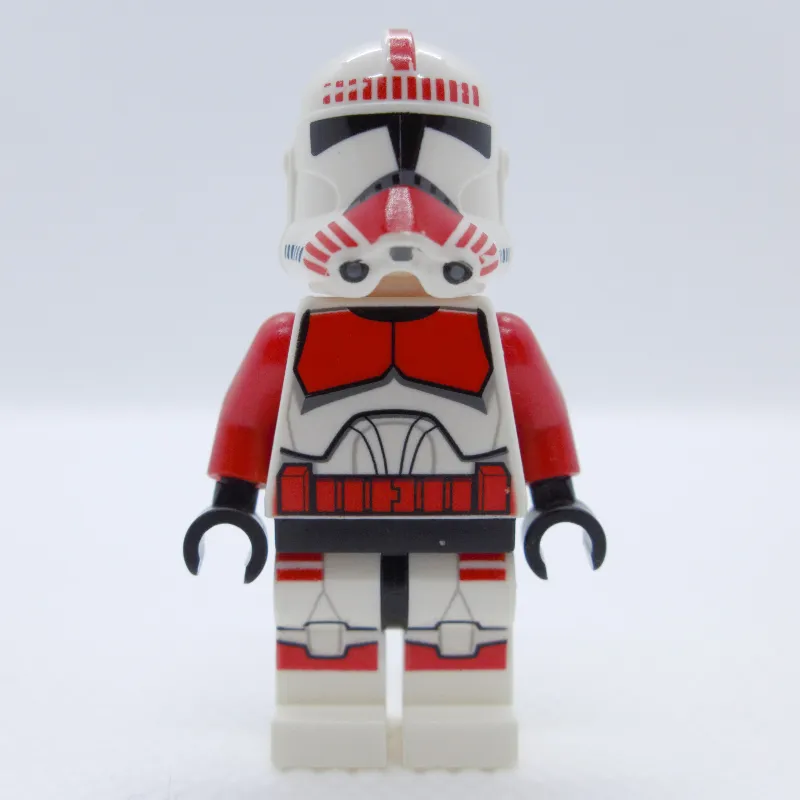 Clone Shock Trooper, Red Markings, Brown Eyes
