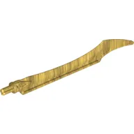 Large Figure Weapon Blade, Curved Tip with Axle
