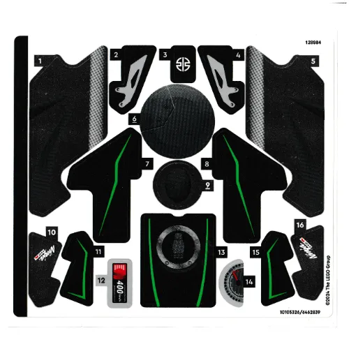 Sticker Sheet for Set 42170-1