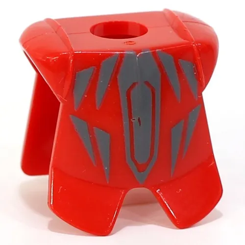 Minifig Neckwear Armor Breastplate with Leg Protection, Santis Geometric Print