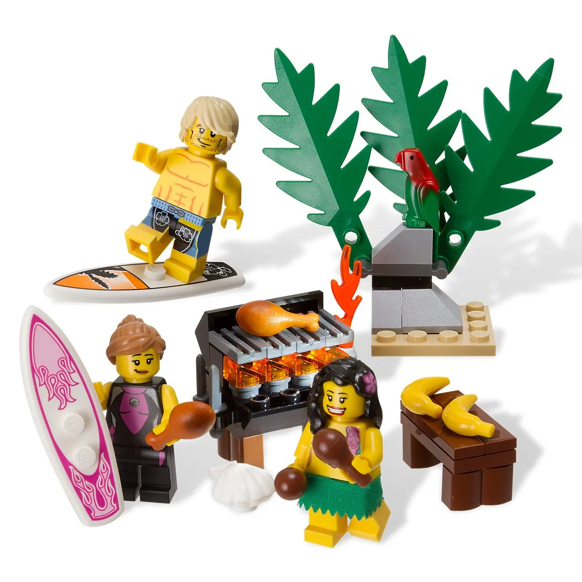 Minifigure Beach Accessory Pack