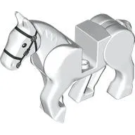 Animal, Horse, Moveable Legs with Black Bridle Print