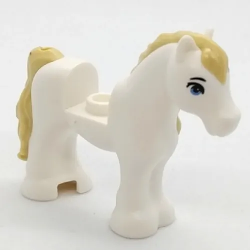 Animal, Horse / Foal, 1 x 1 Cutout, Tan Tail and Mane print