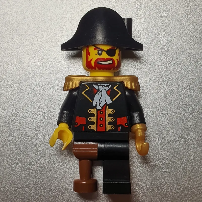 Pirate - Captain, Pearl Gold Hook, Bicorne