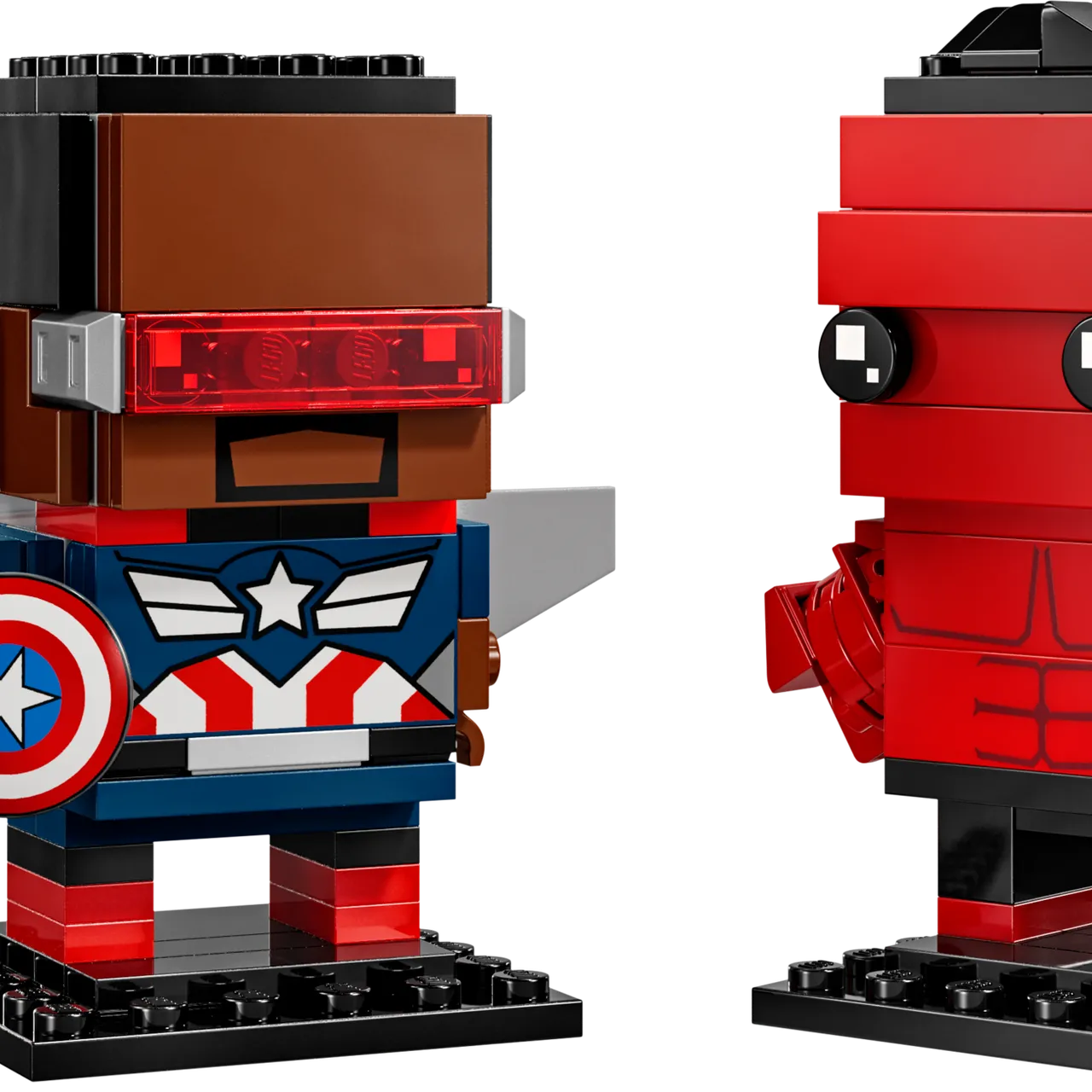 Captain America & Red Hulk Figures