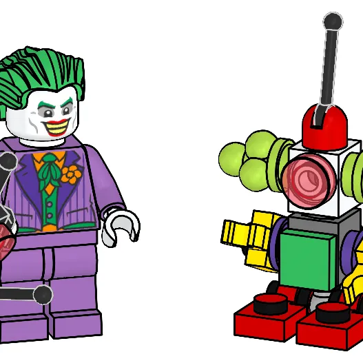 The Joker and Robot