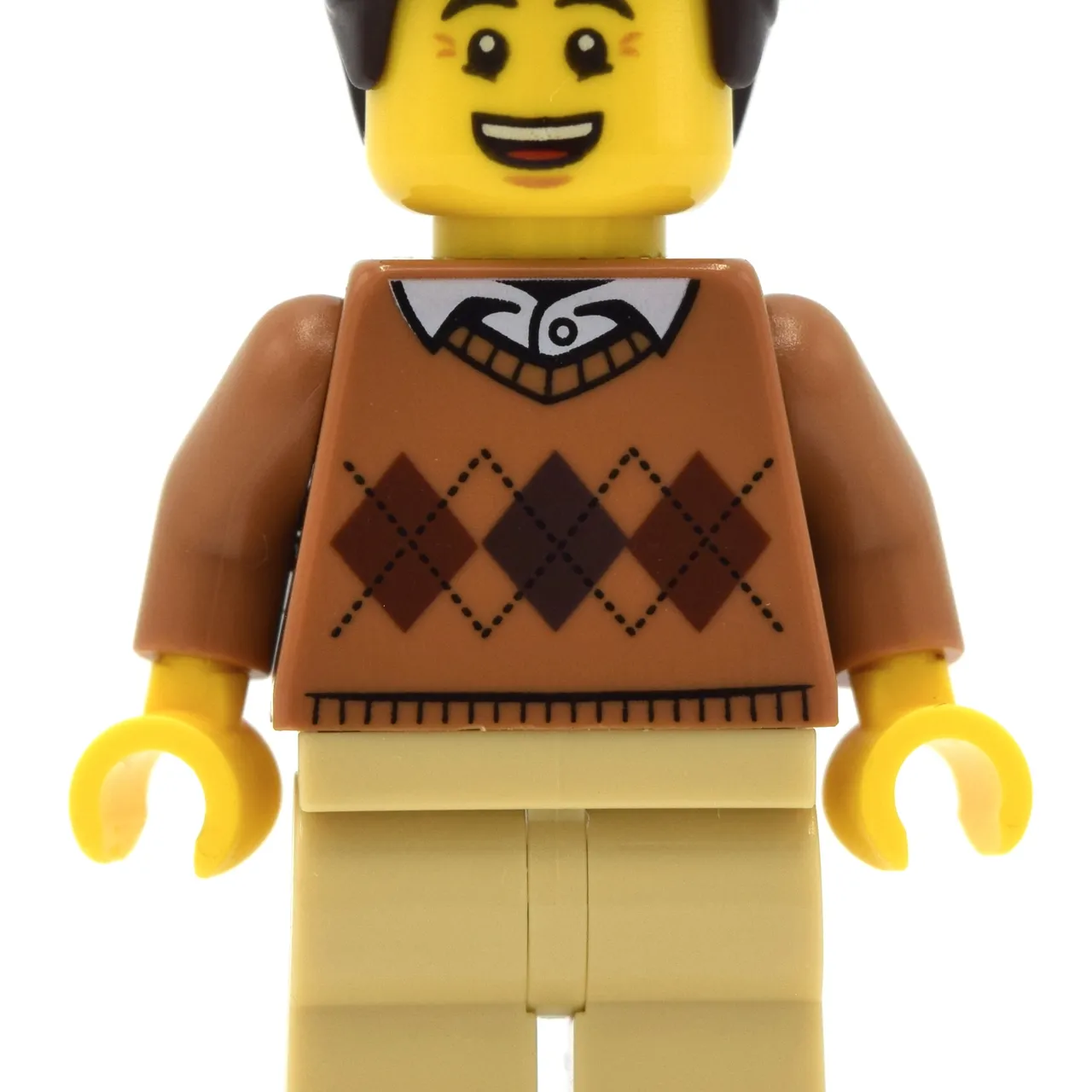 Medium Nougat Torso, Tan Legs, Dark Brown Hair