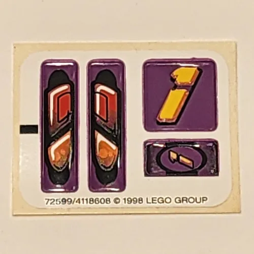 Sticker Sheet for Set 2854-1