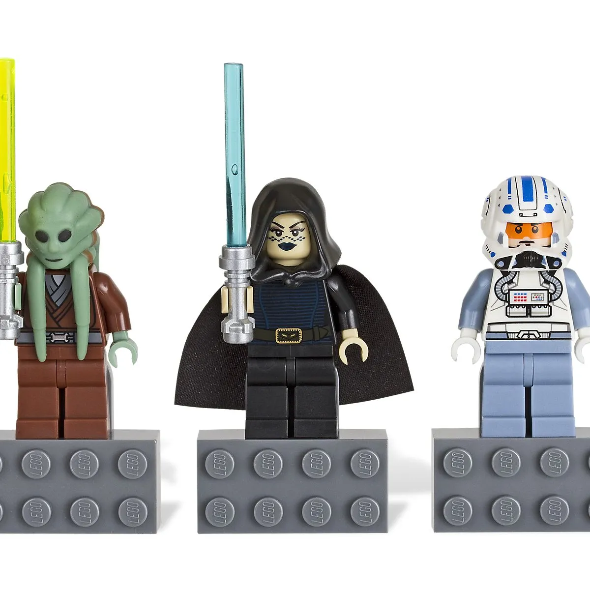 Magnet Set, Star Wars - Kit Fisto, Barriss Offee, Captain Jag