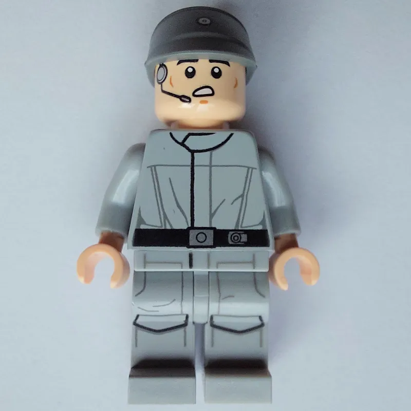 Imperial Crew, Light Bluish Gray Uniform, Dark Bluish Gray Cap, Plain Arms