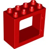 Duplo Door / Window Frame Flat Front Surface, Completely Open Back