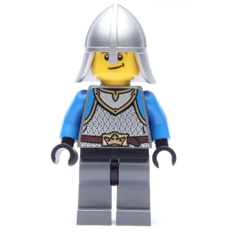 Knight, Blue, Helmet