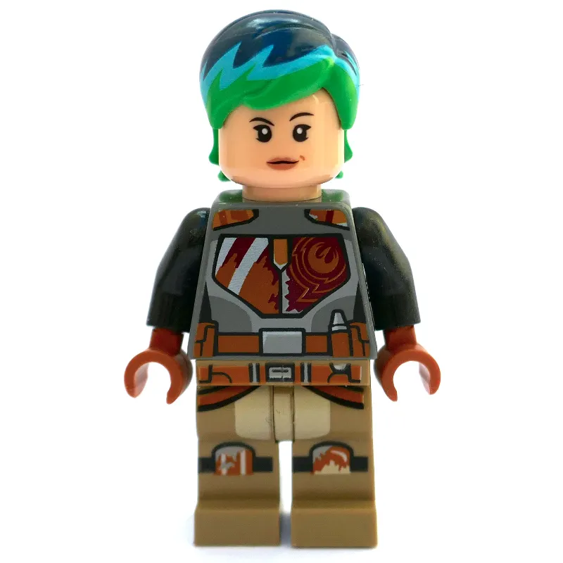 Sabine Wren with Dark Blue and Bright Green Hair