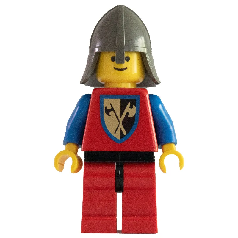 Knight (Crusader Axe) - Red Legs, Neck-Protector