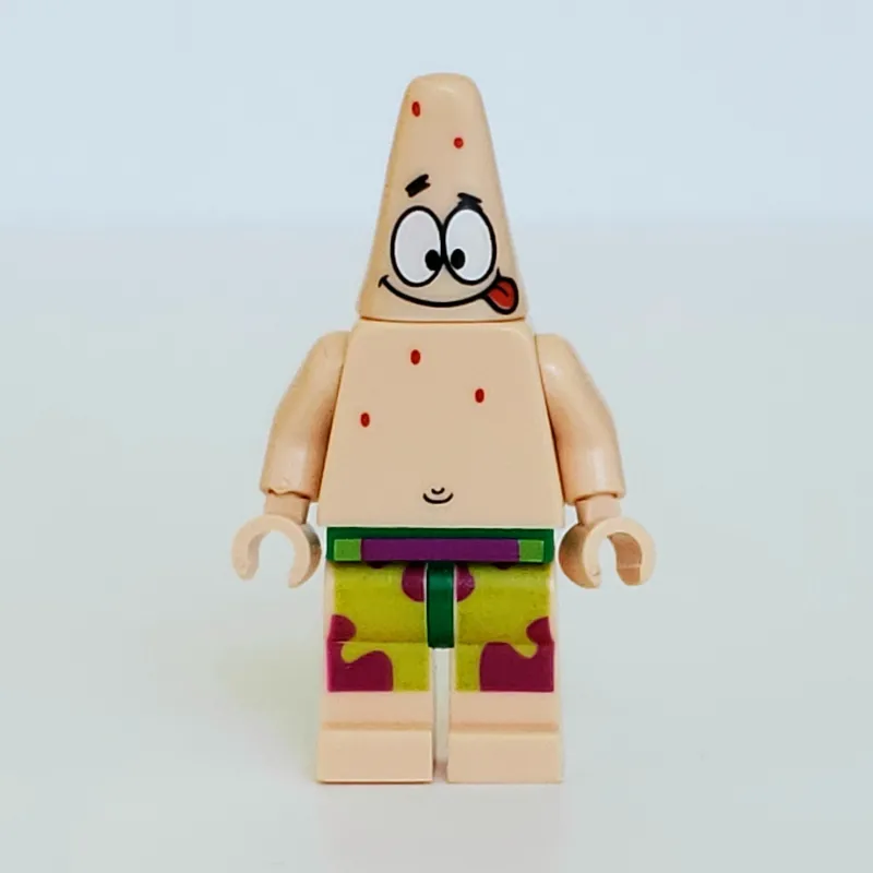 Patrick Star with Tongue Hanging Out