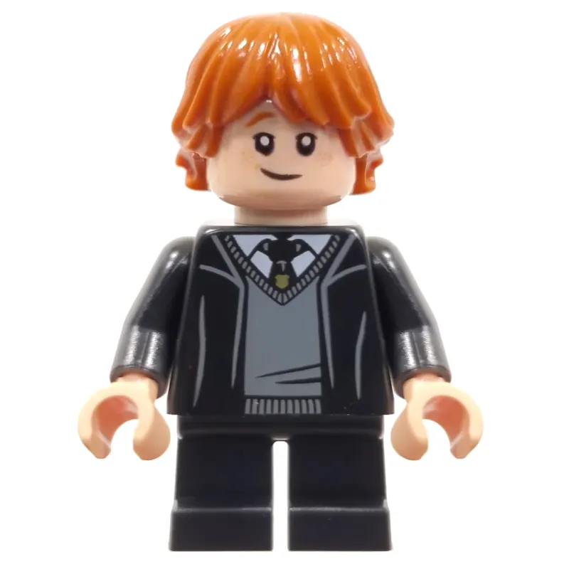 Ron Weasley, Open Gryffindor Robe, Short Black Legs