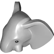 Animal Body Part, Elephant Head with Pin Hole