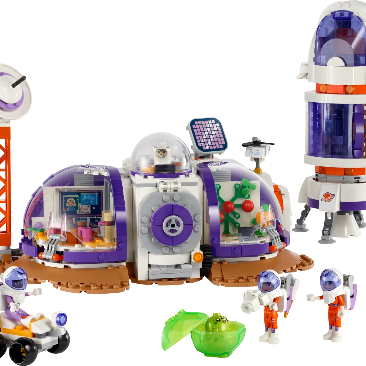 Mars Space Base and Rocket