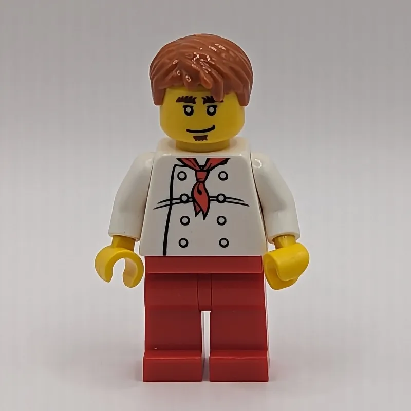 Chef, Red Neckerchief, Red Legs, Dark Orange Hair