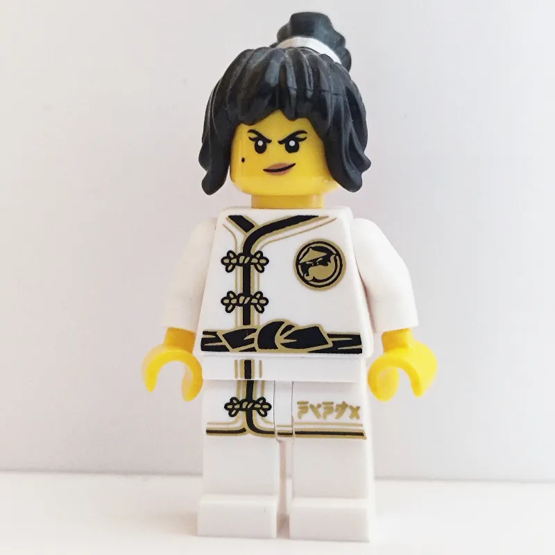 Nya in White Training Gi with Ponytail (CMF)