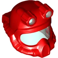 Helmet Underwater Diver with Trans-Light Blue Visor and Headlamps