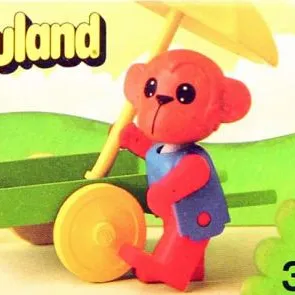 Marc Monkey and Wheelbarrow