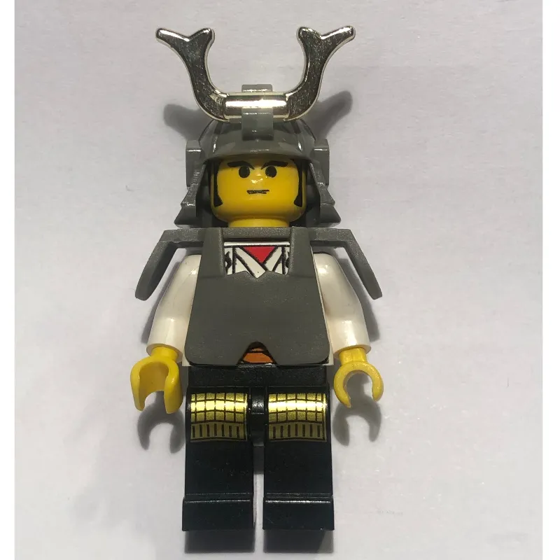 Shogun, Armor and Helmet with Horn, White Robe