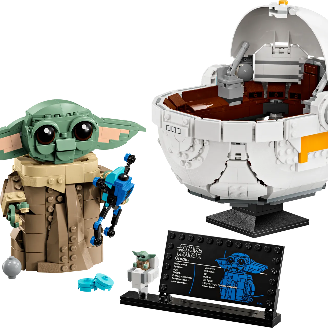 Grogu with Hover Pram