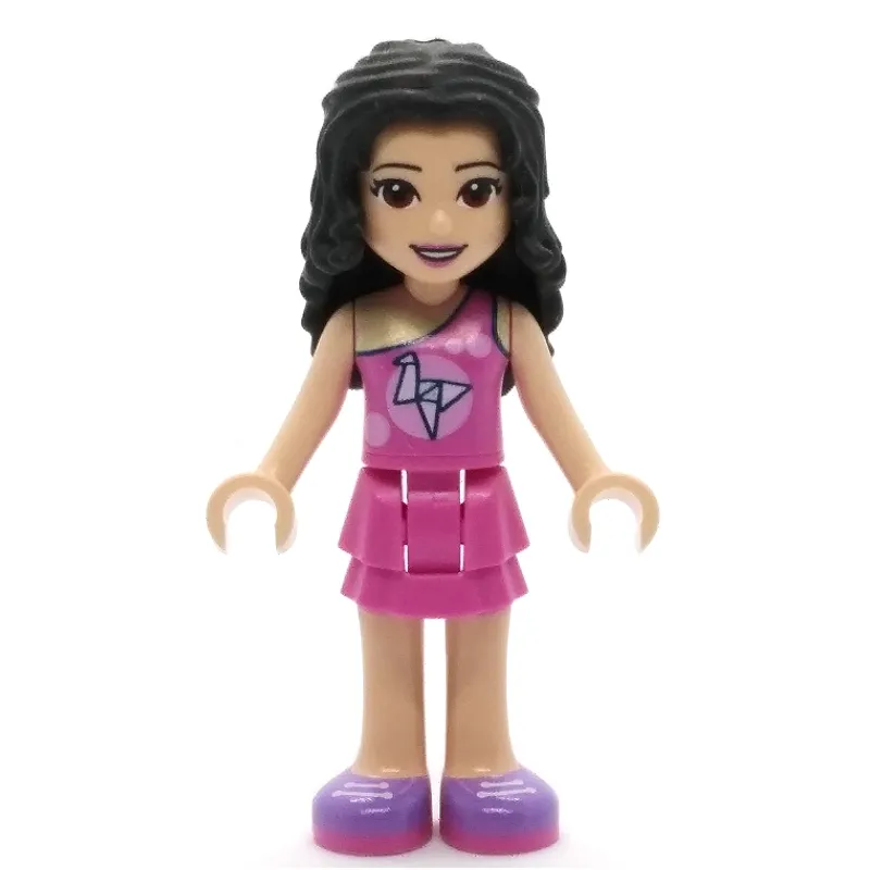 Emma - Dark Pink Top, Dark Pink Skirt