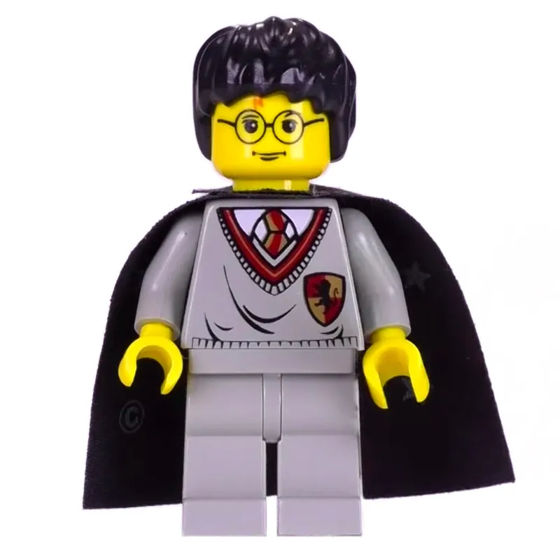 Harry Potter, Yellow Skin, Gryffindor Sweater with Crest, Cape with Stars