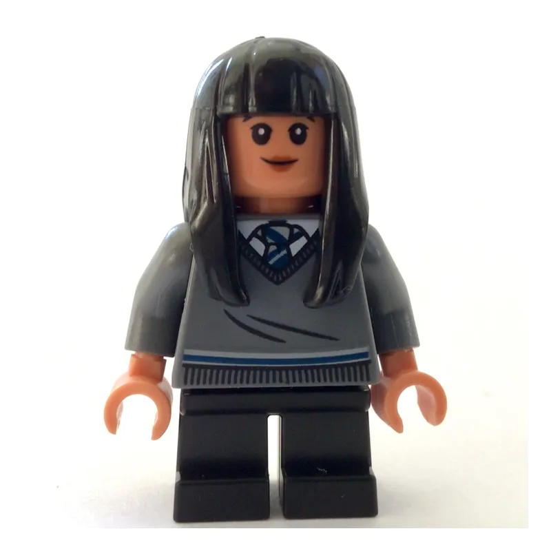Cho Chang - Dark Bluish Grey Sweater, Black Legs, Rubber Hair