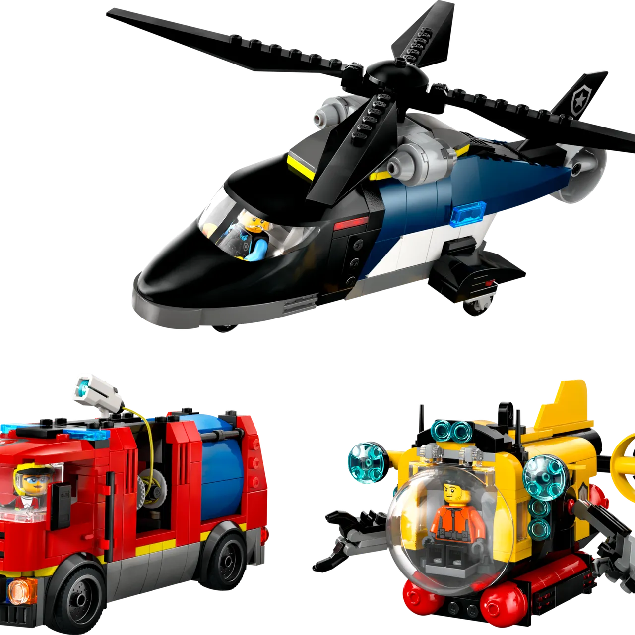 Helicopter, Fire Truck & Submarine Remix