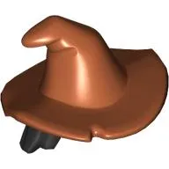 Hair and Hat, Floppy Witch Hat with Black Hair Print