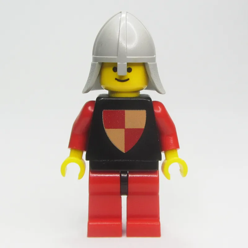 Knight (Quartered Shield) - Red Legs, Neck-Protector