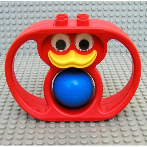 Duplo Rattle, Duck with Handles and Yellow and Blue Ball Wheel