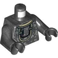 Torso Armor, Dirt Stains (Camouflage) Rebolt Print, Pearl Titanium Arms, Black Hands