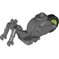 Vehicle Base, Motorcycle Chassis with Lime Flywheel